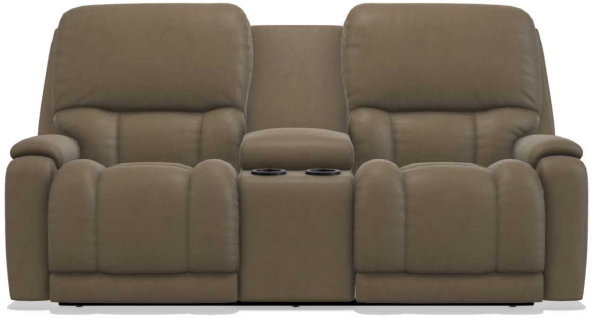 La-Z-Boy Greyson Marble Power Reclining Loveseat with Headrest And Console - Sigrist Furniture (Sturgis,MI)