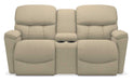 La-Z-Boy Kipling Toast Power Reclining Loveseat With Console - Sigrist Furniture (Sturgis,MI)