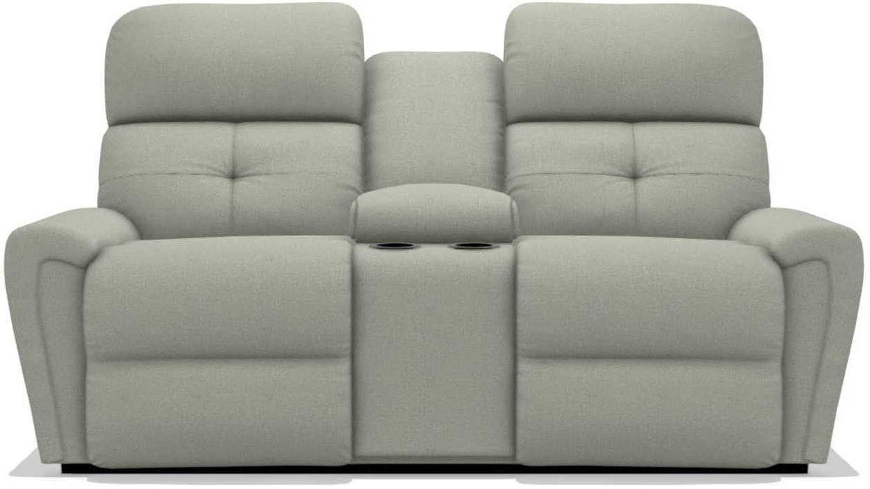 La-Z-Boy Douglas Tranquil Power Reclining Loveseat with Headrest and Console