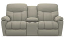 La-Z-Boy Morrison Solids Power Reclining Loveseat with Console - Sigrist Furniture (Sturgis,MI)