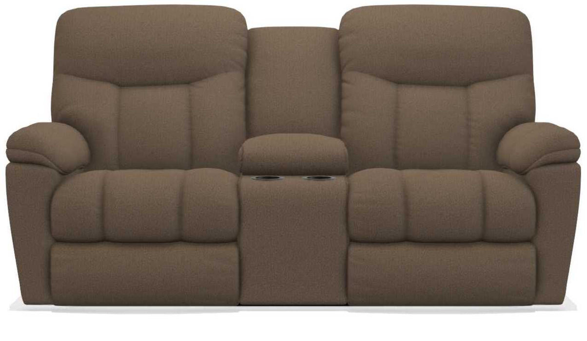 La-Z-Boy Morrison Cappuccino Power Reclining Loveseat with Console - Sigrist Furniture (Sturgis,MI)