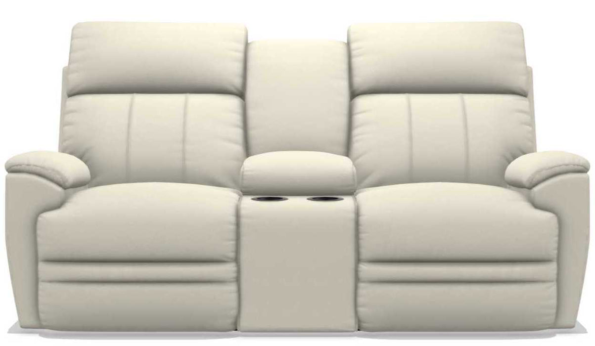 La-Z-Boy Talladega Ivory Power Reclining Loveseat with Console - Sigrist Furniture (Sturgis,MI)