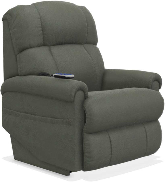 La-Z-Boy Pinnacle Platinum Charcoal Power Lift Recliner - Sigrist Furniture (Sturgis,MI)