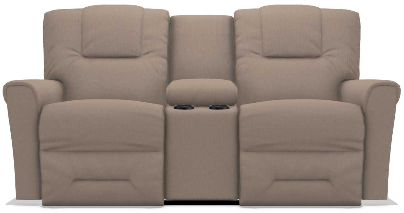 La-Z-Boy Easton Cashmere Power Reclining Loveseat with Headrest And Console - Sigrist Furniture (Sturgis,MI)