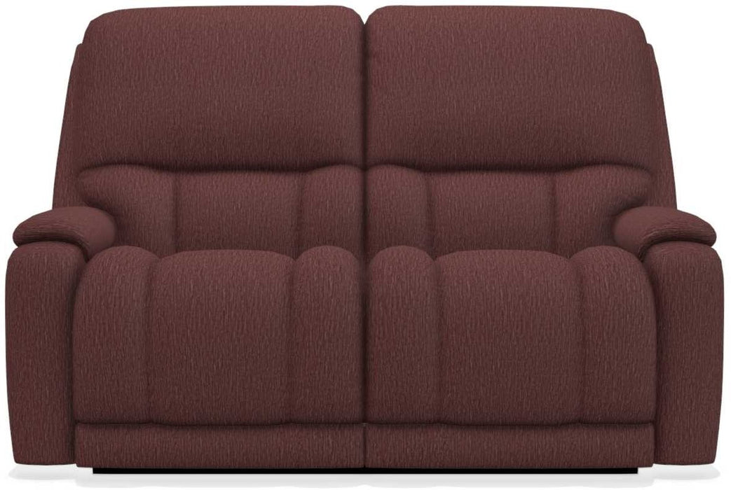 La-Z-Boy Greyson Burgundy Reclining Loveseat with Headrest - Sigrist Furniture (Sturgis,MI)