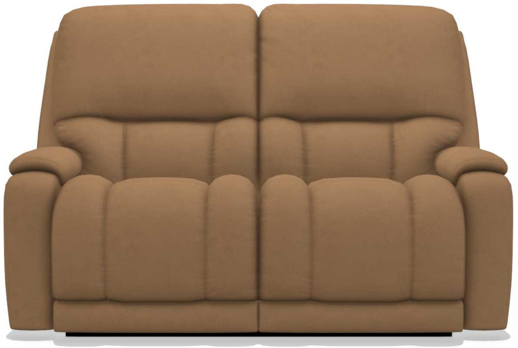 La-Z-Boy Greyson Fawn Reclining Loveseat with Headrest - Sigrist Furniture (Sturgis,MI)