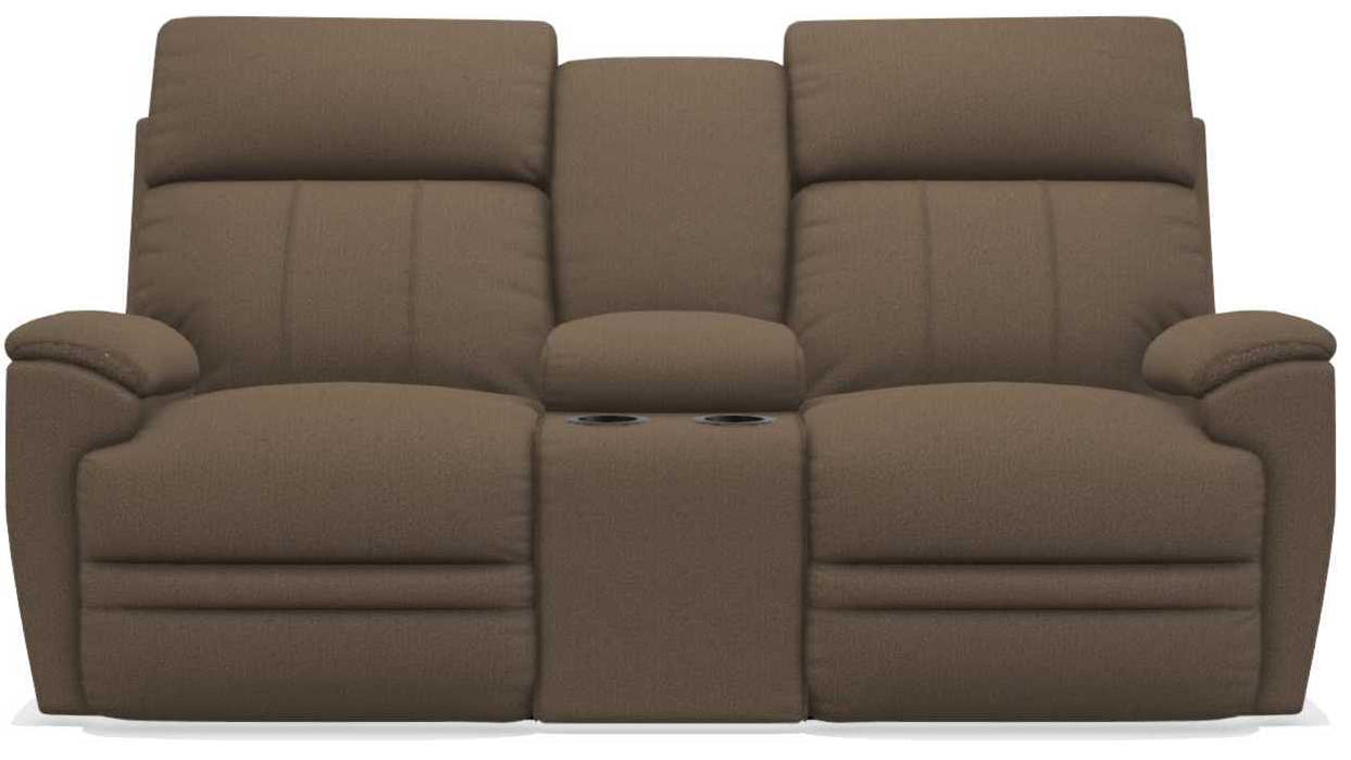 La-Z-Boy Talladega Cappuccino Power Reclining Loveseat with Console - Sigrist Furniture (Sturgis,MI)