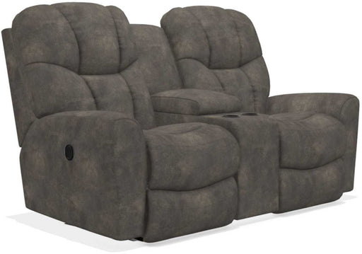 La-Z-Boy Rori Smoke Reclining Loveseat w/ Console - Sigrist Furniture (Sturgis,MI)